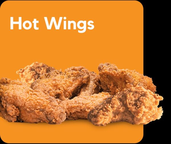 Hot Wings Menu (8 pc)